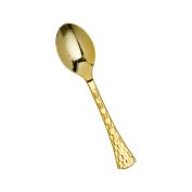 Smarty Had A Party Shiny Gold Glamour Cutlery Disposable Plastic Spoons (600 Spoons)