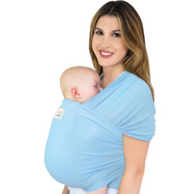 KeaBabies Baby Wraps Carrier, Baby Sling, All in 1 Stretchy Baby Sling Carrier for Infant (Baby Blue)