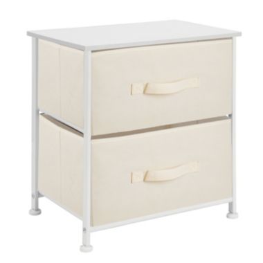 mDesign Night Stand / End Table Storage Tower with 2 Drawers. View a larger version of this product image.