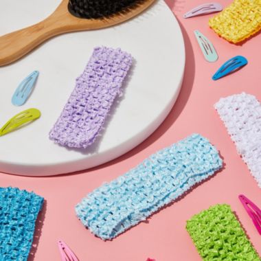 Juvale Crochet Headbands for Women, Teens, Girls, 24 Colors (24 Pack). View a larger version of this product image.