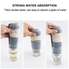 Alternate image 2 for PiccoCasa Classic Cotton Kitchen Dish Colths Set of 6, Absorbent Dishclothes, Drying Cloths for Home Cooking, Big Buffalo Gingham, Mixed Color