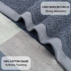 Alternate image 3 for PiccoCasa Classic Cotton Kitchen Dish Colths Set of 6, Absorbent Dishclothes, Drying Cloths for Home Cooking, Big Buffalo Gingham, Mixed Color