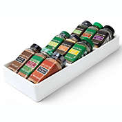 Orderly 3 Tray Drawer Kitchen Organizer Non Slip Lining For Spices Makeup Countertop Pantry