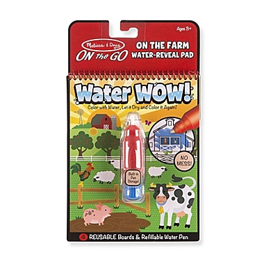 Melissa And Doug On The Go Water Wow Water Farm Reveal Pad. View a larger version of this product image.
