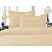 Bed Sheet SetWrinkle-Free 4-Piece, Deep Pocket up to 16 inch in Beige