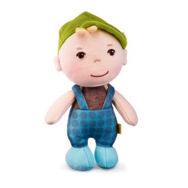 HABA Mini Soft Doll Matteo - Tiny 6" First Baby Boy Doll from Birth and Up. View a larger version of this product image.