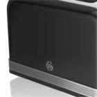 Alternate image 1 for Swan 2 Slice Retro Toaster Black