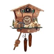 Alexander Taron 12" Engstler Battery-Operated Mini Cuckoo Wall Clock