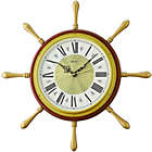 Alternate image 0 for Seiko 19" Rei Nautical Helm Wall Clock