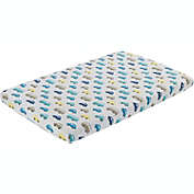 Everyday Kids 2 Pack n Play and Portable Crib Mattress Sheets- Cars/Chevron - 100% Cotton