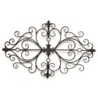 Alternate image 0 for HomeRoots Home Decor Black Traditional Metal Scroll Wall Decor - 321359