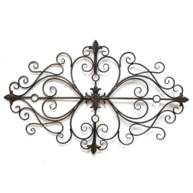 HomeRoots Home Decor Black Traditional Metal Scroll Wall Decor - 321359. View a larger version of this product image.