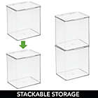 Alternate image 3 for mDesign Plastic Stackable Household Storage Container with Lid
