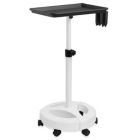 Alternate image 0 for Saloniture Rolling Salon Aluminum Instrument Tray - Portable Hair Stylist Trolley with Accessory Caddy and Mat