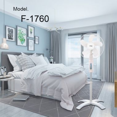 Optimus16 in. Wave Oscillating 3-Speed Stand Fan with Remote Control. View a larger version of this product image.