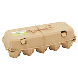Okuna Outpost 15 Pack Paper Egg Cartons for 10 Chicken Eggs, Reusable Cartons with Labels and Twine