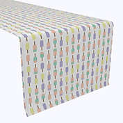 Fabric Textile Products, Inc. Table Runner, 100% Polyester, 12x72", Pastel Pops