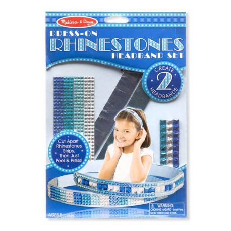 On Rhinestones Headband Set #9245 Brand New Melissa & Doug Press 