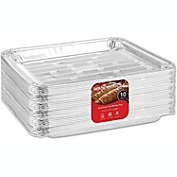 Stock Your Home Disposable Aluminum Broiler Pans (10 Pack)