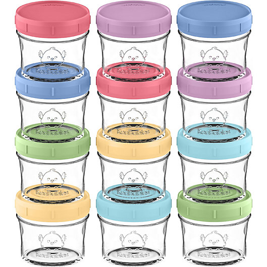 Portioned Baby Food Regular Mouth 4 oz Ball Leak Proof Storage Jar 4 Pack 