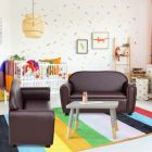 Alternate image 1 for Slickblue Kids Sofa Armrest Chair with Storage Function