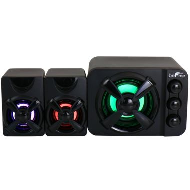 beFree Sound Color LED 2.1 Gaming Speaker System. View a larger version of this product image.