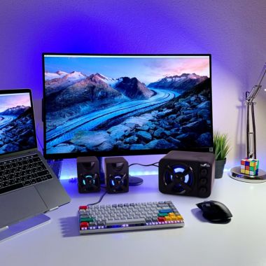 beFree Sound Color LED 2.1 Gaming Speaker System. View a larger version of this product image.