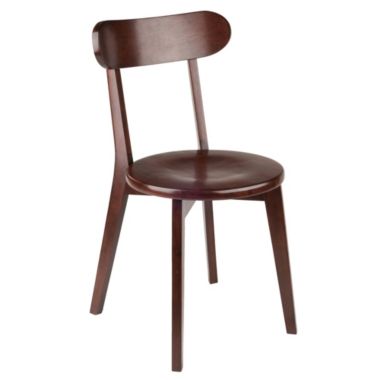 Pauline 2-Pc H-Leg Chair Set, Walnut. View a larger version of this product image.