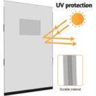 Alternate image 2 for Ownpets Aluminum Dog Door Inner Flap Pet Door Small