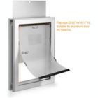 Alternate image 3 for Ownpets Aluminum Dog Door Inner Flap Pet Door Small