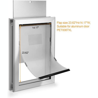 Ownpets Aluminum Dog Door Inner Flap Pet Door Small. View a larger version of this product image.