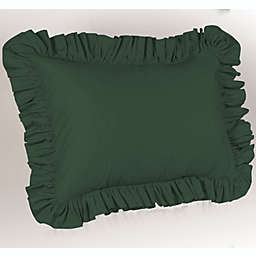 Ruffle Pillow case - Standard Pillow sham Hunter, Ruffle Pillow Cover
