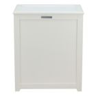 Alternate image 2 for Oceanstar Design Group Oceanstar Storage Laundry Hamper, White