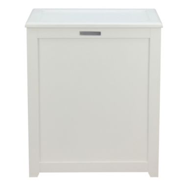Oceanstar Design Group Oceanstar Storage Laundry Hamper, White. View a larger version of this product image.