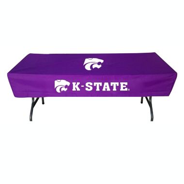 Rivalry 6 Feet Kansas State Sports Collegiate Team Logo Party Outdoor Camping Table Cover. View a larger version of this product image.