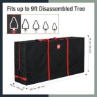 Alternate image 2 for Tree Nest Artificial Christmas Tree Storage Bag For 9ft Christmas Tree Waterproof Box, Canvas Oxford Fabric, Black