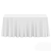 Lann&#39;s Linens - Premium Tablecloth for Wedding / Banquet / Restaurant - Rectangular Polyester Fabric Table Cloth