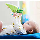 Alternate image 2 for HABA Clutching Toy Crocodile Fabric Teether with Removable Plastic Rattling Ring