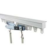 Rod Desyne Decorative Commercial Ceiling Curtain Track Kit 12ft (compose of two 6ft track)