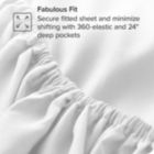 Alternate image 1 for Bare Home  - 24" Fitted Sheet - Extra Deep Pocket Fitted Sheet - Premium 1800 Microfiber - Ultra-Soft Wrinkle Free - Deep Pocket Fitted Bottom Sheets (Twin XL, White)
