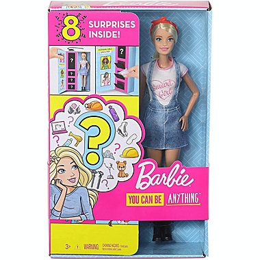 Barbie Doll w/ 2 Career Looks That Feature 8 Clothing and Accessory Surprises to Discover. View a larger version of this product image.