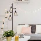 Alternate image 3 for Hooya Imp.& Exp.  67" Industrial 3-Light Floor Lamp Tree