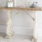 Alternate image 1 for TX USA 48" Baxter Wood Farmhouse Console Table - White