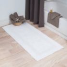 Alternate image 0 for Somerset Home 24"x60" Cotton Reversible Long Bath Rug in White