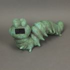 Alternate image 2 for Things2Die4 Caterpillar Resin Solar LED Sculpture Decorative Garden Art Yard Light