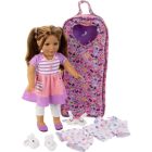 Alternate image 0 for Playtime By Eimmie 18 Inch Doll with Clothing and Backpack Case Allie