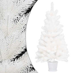 Home Life Boutique Artificial Christmas Tree with a Pot PE