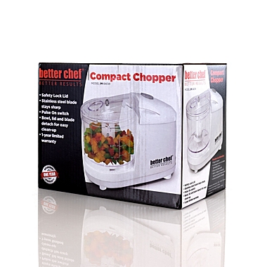 Better Chef 12 Ounce Compact Chopper in White. View a larger version of this product image.