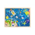 Alternate image 0 for Leo & Friends Space Exploration Kid's Puzzle, 48-Pieces for 3-Years-Old+   Promotes Dexterity, Problem-Solving, and Creativity   Durable Wooden Puzzle Kit, Educational Gift for Kids Ages 3-6
