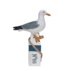 Alternate image 0 for Beachcombers White Seagull on Buoy with Rope Coastal Figurine 6.5 Inch